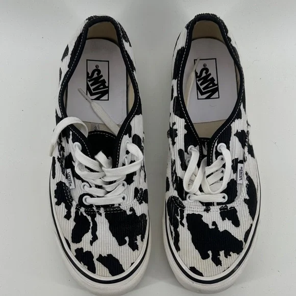 Vans Premium Authentic LX Style Cow Print Sneakers Men’s sz 11 - Picture 5 of 10